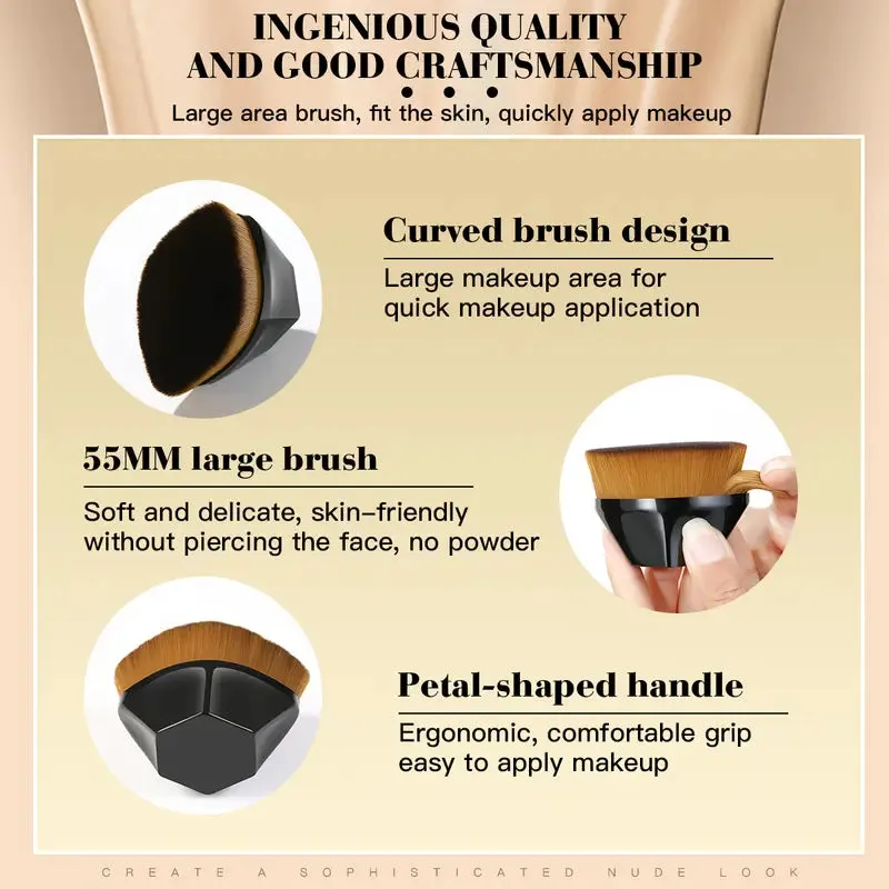2-Pack: Liquid Foundation Makeup Brushes