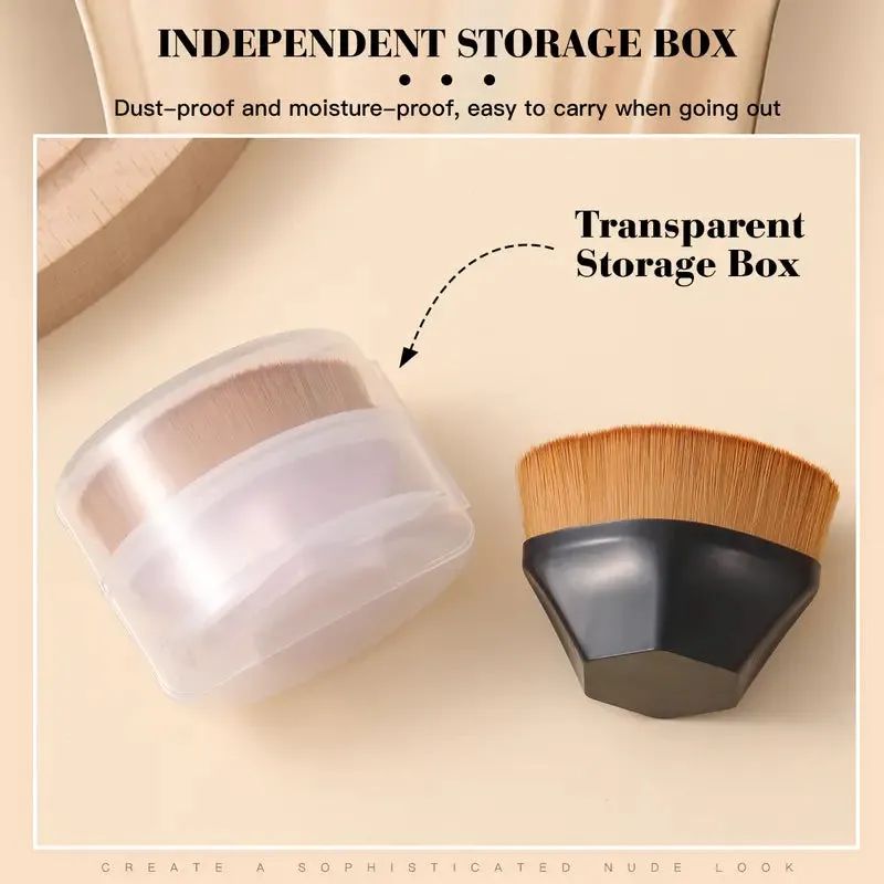 2-Pack: Liquid Foundation Makeup Brushes