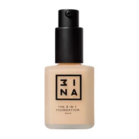 3INA MAKEUP - Multifunctional Foundation Primes and Conceals - Medium Coverage - Natural Matte Finish - Long Lasting & Hydrating Formula - Vegan - The 3 in 1 Foundation 202 Light sand