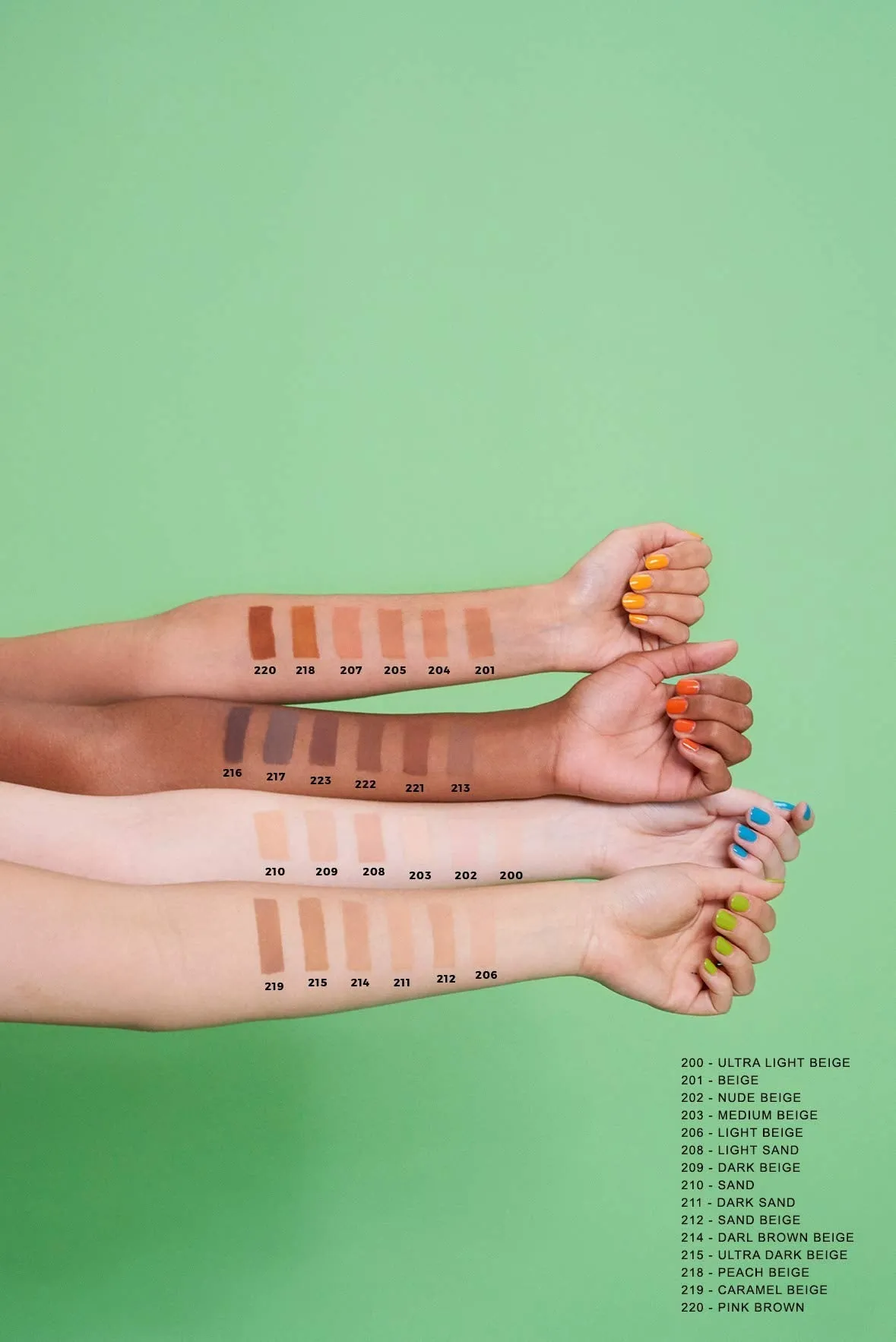 3INA MAKEUP - Multifunctional Foundation Primes and Conceals - Medium Coverage - Natural Matte Finish - Long Lasting & Hydrating Formula - Vegan - The 3 in 1 Foundation 202 Light sand