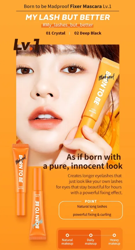 A'PIEU Born To Be Madproof Mascara 7g