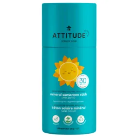 Attitude Mineral Sunscreen Stick - Kids Unscented