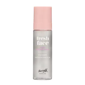Barry M Fresh Face Dewy Finish Setting Spray, Long-lasting, Formulated with Hydrating Cucumber Extract and Moisturising Snow Mushroom, Clear