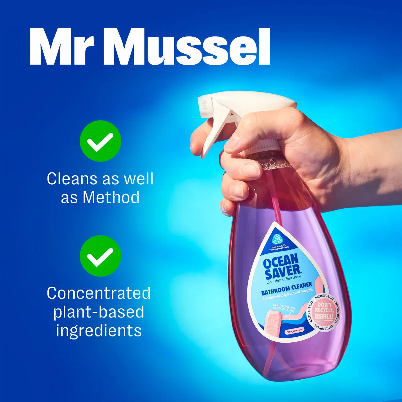 Bathroom Cleaning Spray Refill