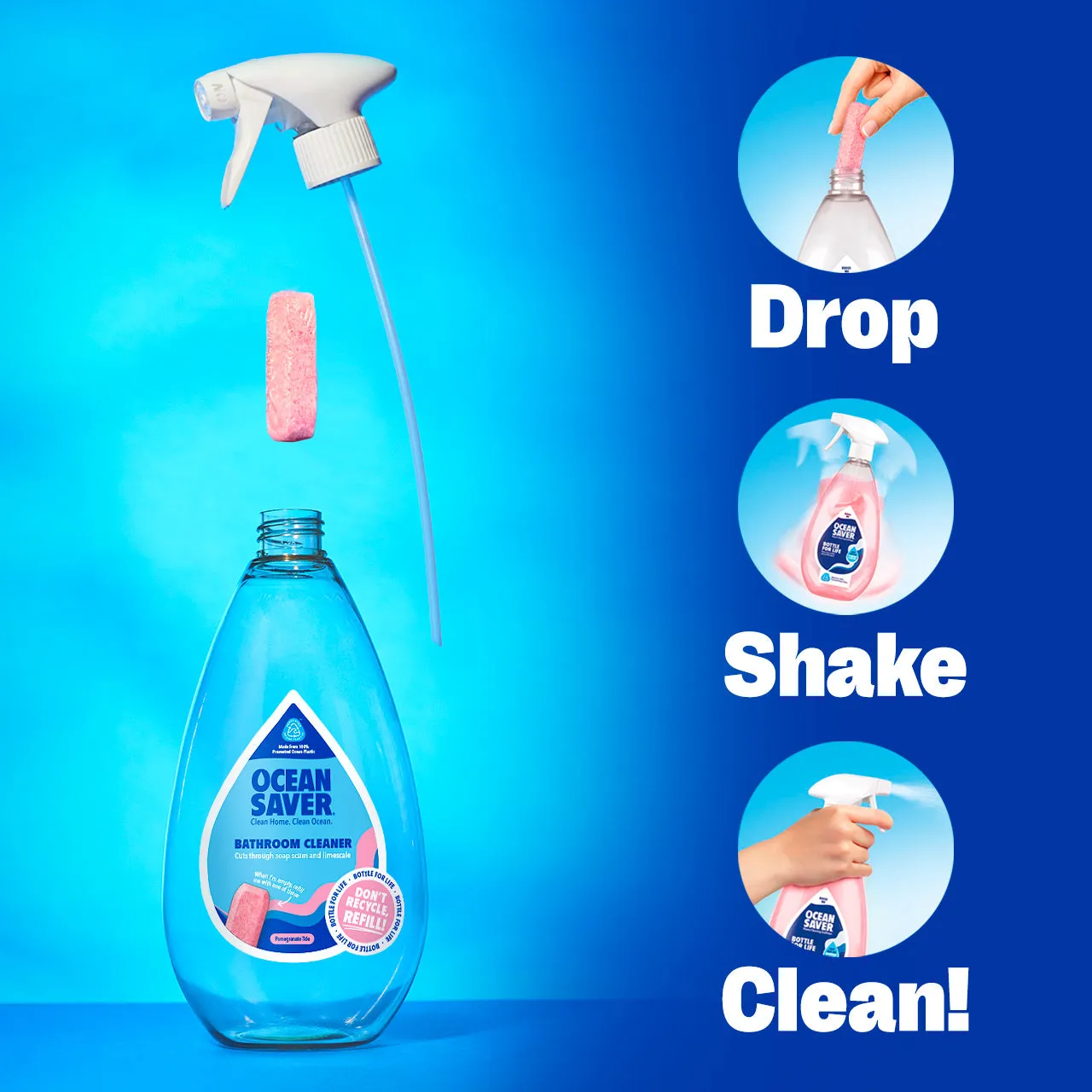 Bathroom Cleaning Spray Refill
