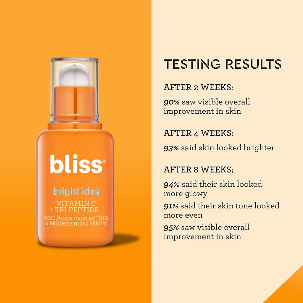 BLISS BRIGHT IDEA VITAMIN C   TRI-PEPTIDE BRIGHTENING SERUM