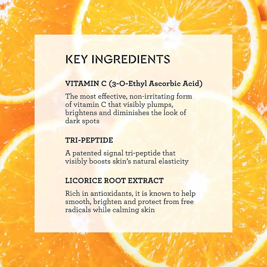 BLISS BRIGHT IDEA VITAMIN C   TRI-PEPTIDE BRIGHTENING SERUM