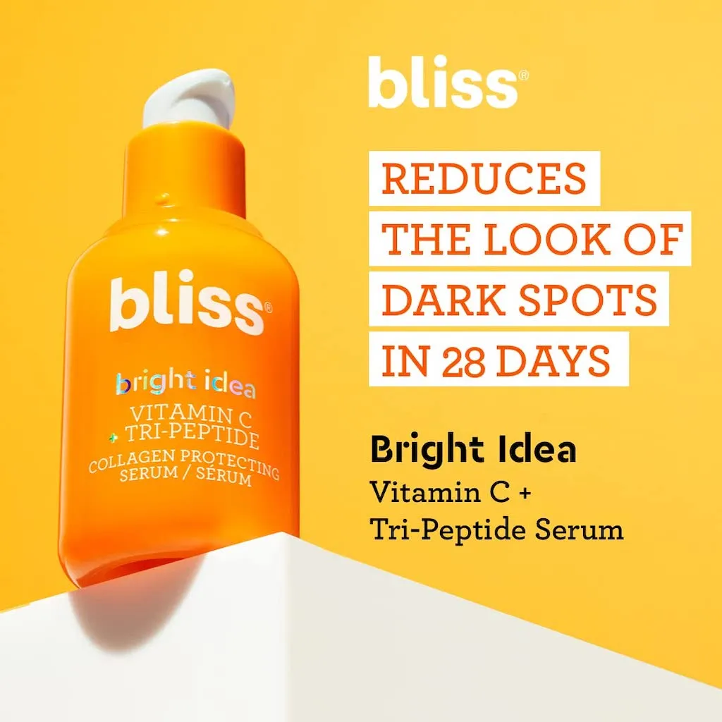 BLISS BRIGHT IDEA VITAMIN C   TRI-PEPTIDE BRIGHTENING SERUM