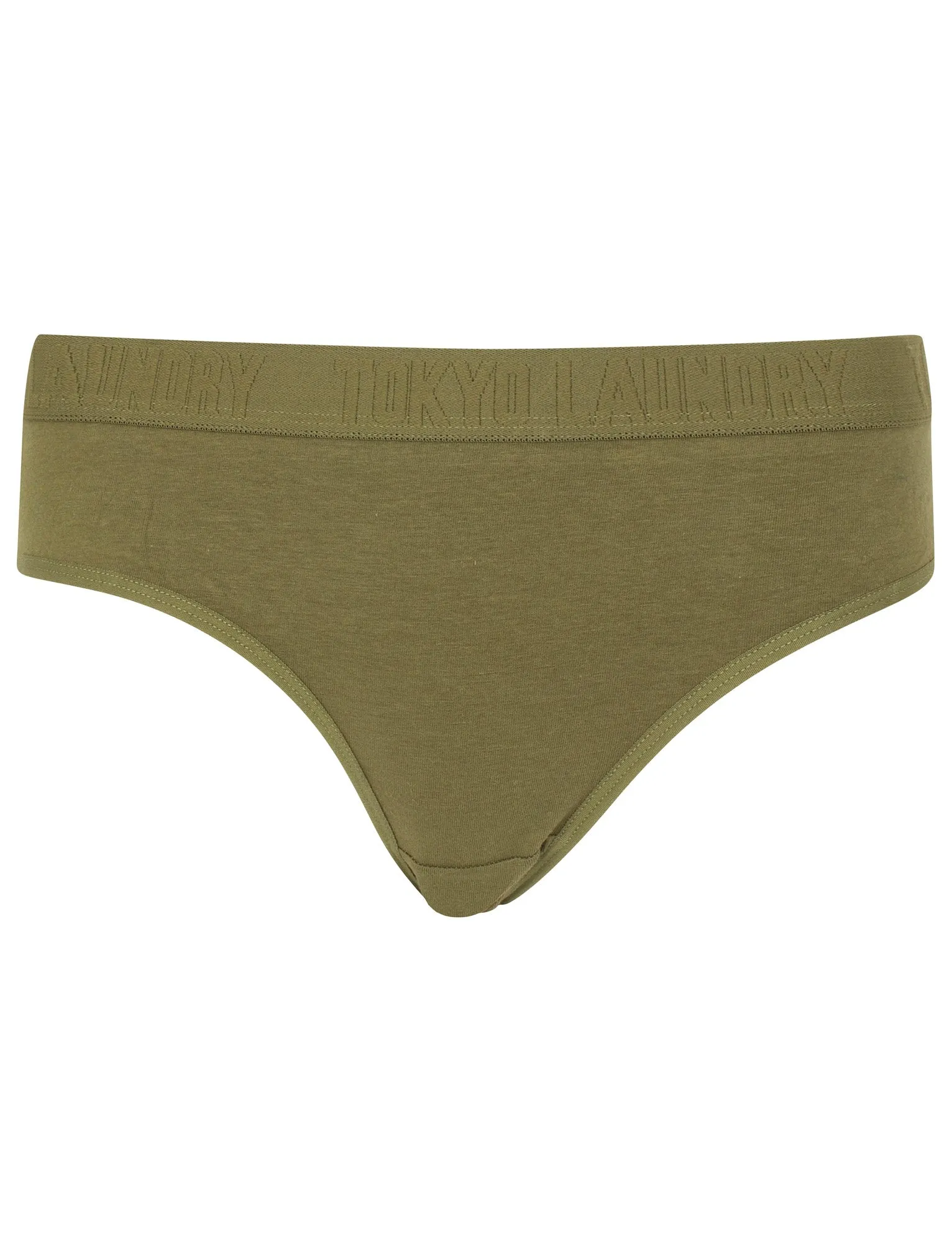 Broom (5 Pack) Assorted Briefs In Khaki/ Black/ Blush/ Light Grey Marl - Tokyo Laundry