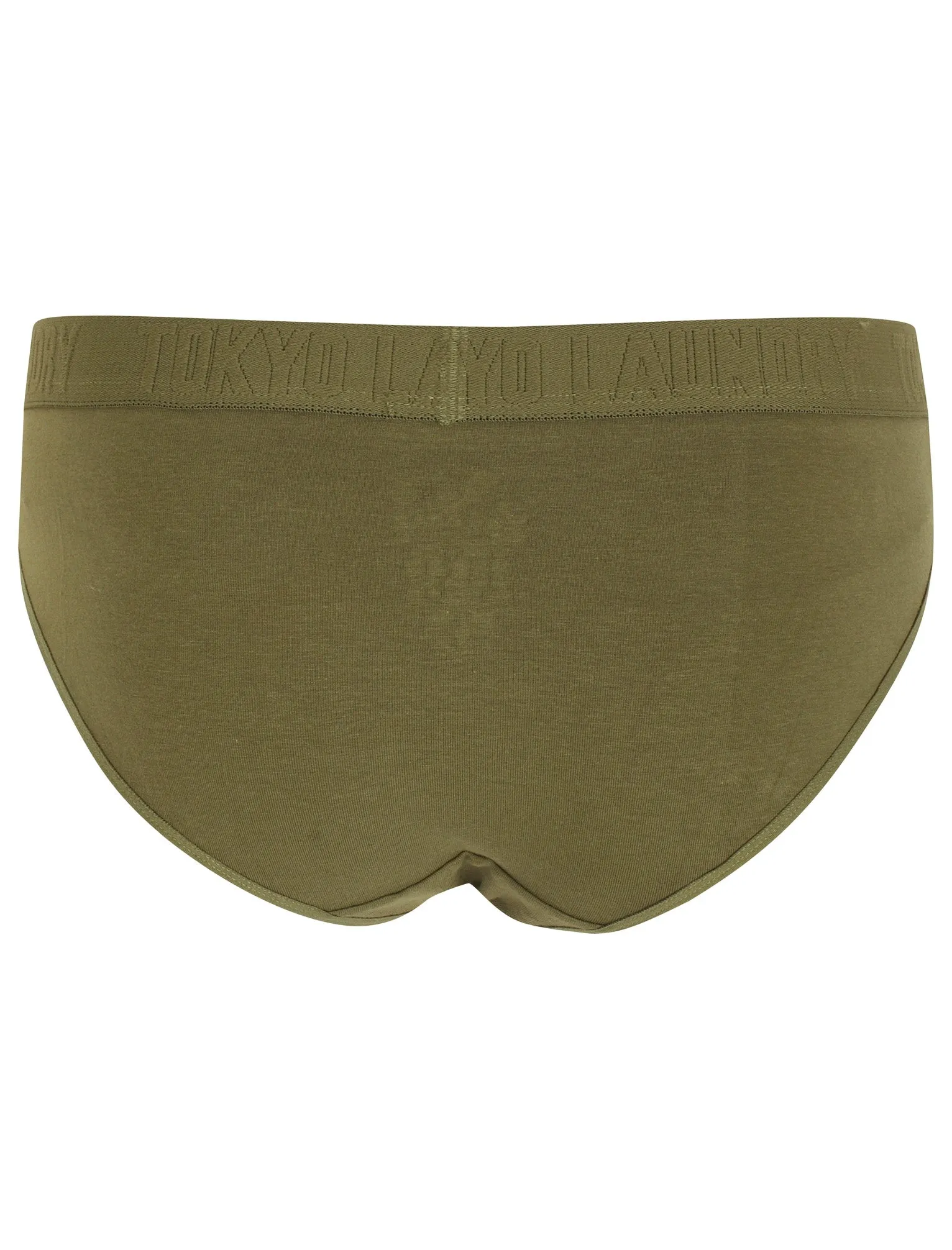 Broom (5 Pack) Assorted Briefs In Khaki/ Black/ Blush/ Light Grey Marl - Tokyo Laundry
