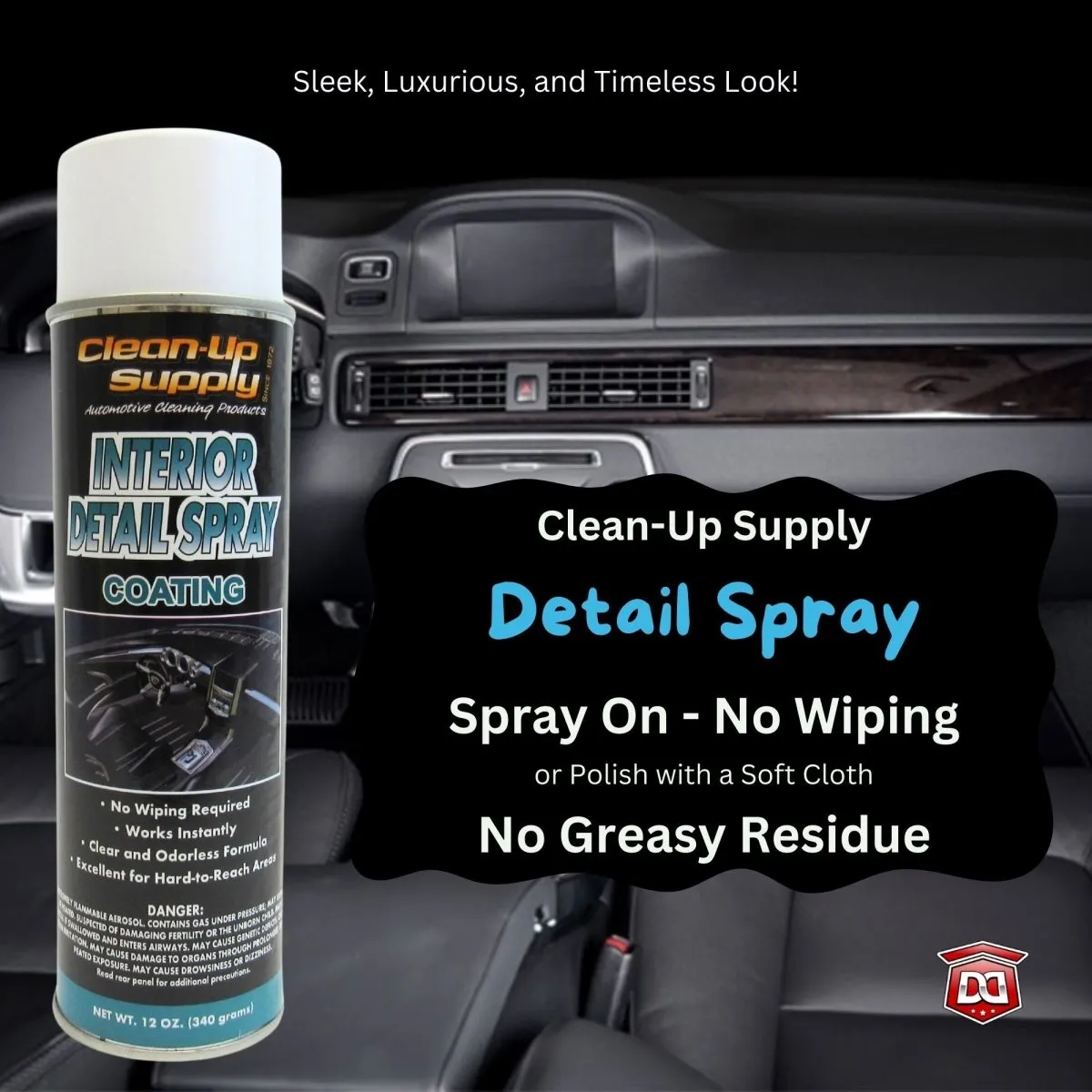 Clean-Up Supply Interior Detail Spray Coating