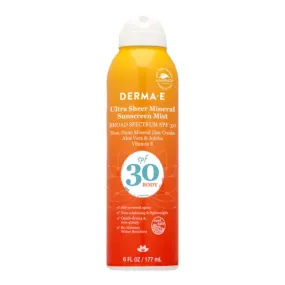 Derma E - Body Mineral Sunscreen Spray SPF30