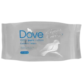 Dove Cosmetic Facial Wipes 25 Pack
