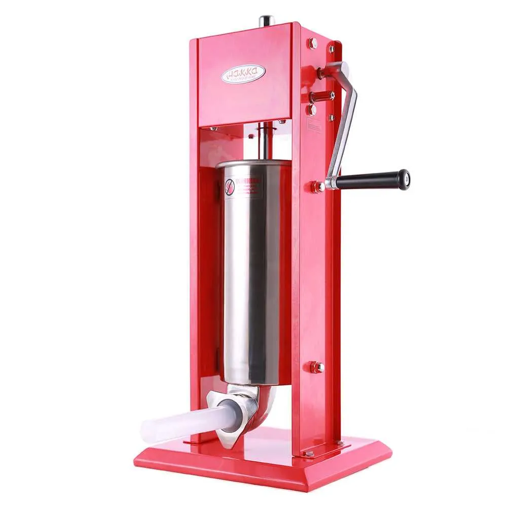 Hakka 11 Lb/5 L Spray-painted Vertical  Sausage Stuffer