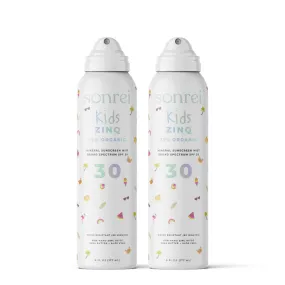Kids Zinq™ Organic SPF 30 Mineral Mist Sunscreen 2-Pack Bundle