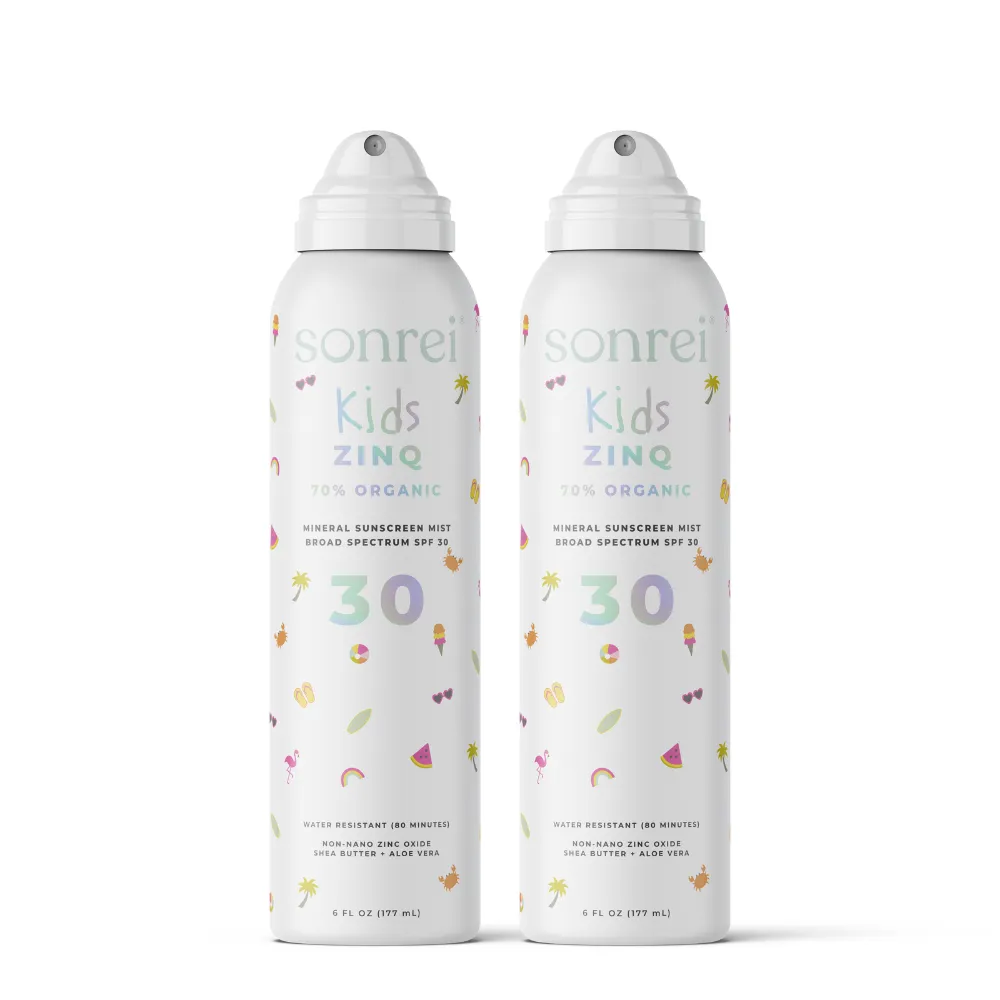 Kids Zinq™ Organic SPF 30 Mineral Mist Sunscreen 2-Pack Bundle