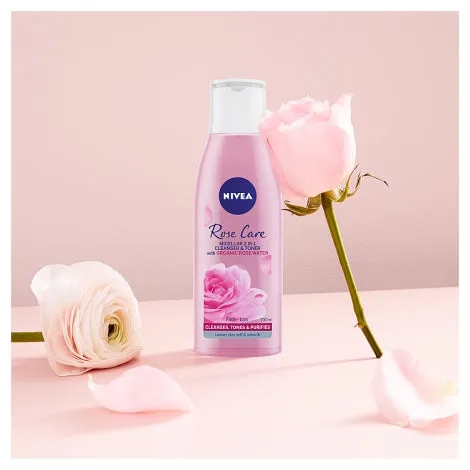 NIVEA Rose Care Micellar 2 in 1 Cleanser & Toner 200ml