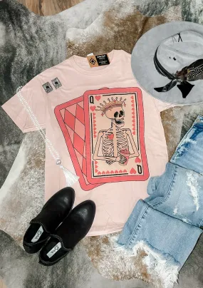 Queen of hearts tee