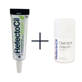 RefectoCil Sensitive Black Eyebrow and Eyelash Dye Black 15 ml   RefectoCil 3% 10 vol. Cream Oxidant 100 ml