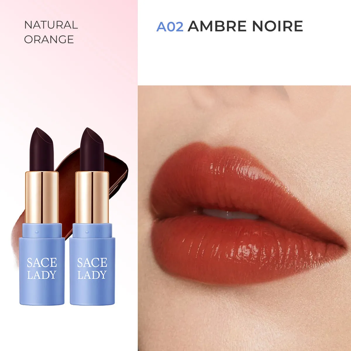 SACE LADY Tinted Lip Therapy Magic Lip Balm – Lasting Waterproof Lip Tint & Stain, High Pigmented Lipstick