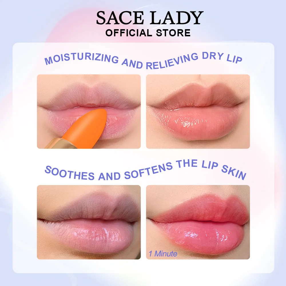 SACE LADY Tinted Lip Therapy Magic Lip Balm – Lasting Waterproof Lip Tint & Stain, High Pigmented Lipstick