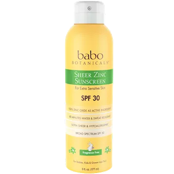 Sheer Zinc Sunscreen SPF 30 6oz.
