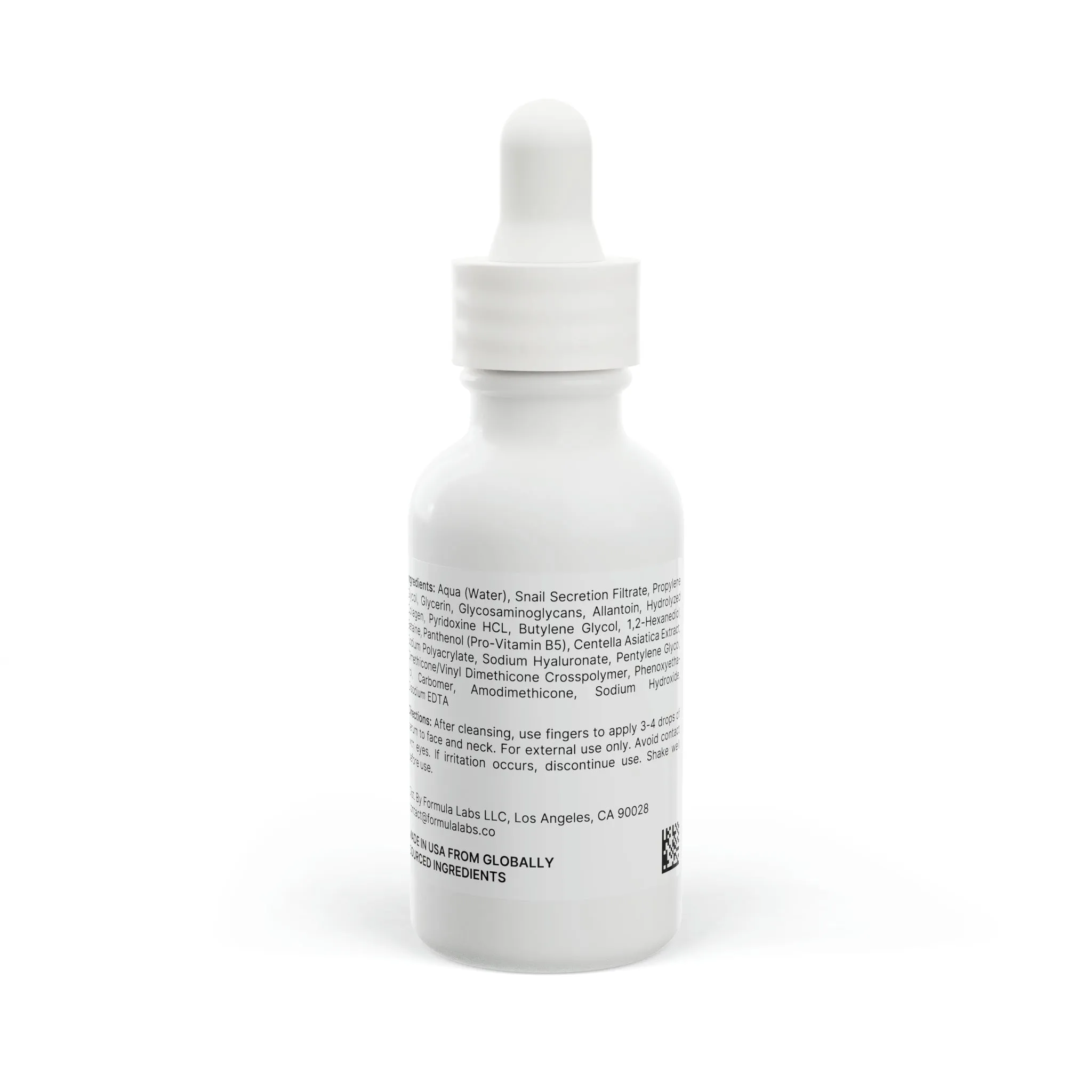 Snail Mucin Facial Serum, 1oz Shell