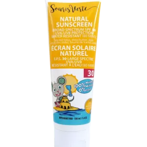 Souris Verte - Écran Solaire Naturel - FPS 30 - 100 ml||Souris Verte - Natural Sunscreen - 30 SPF - 100 ml