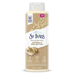 St Ives Soothing Body Wash Moisturizing Cleanser Oatmeal & Shea Butter - 473ml