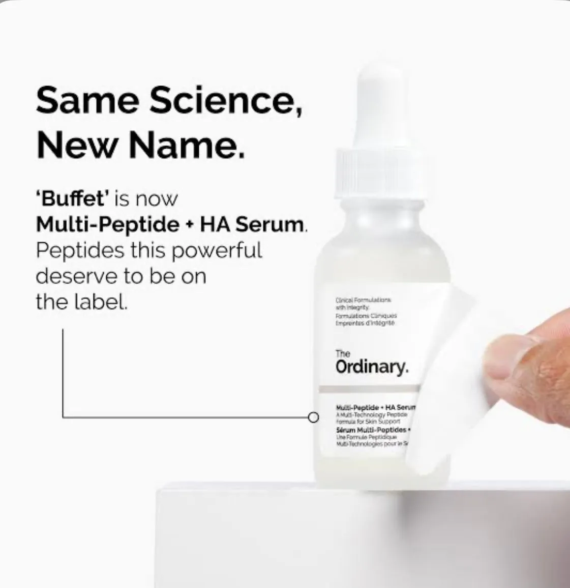 The Ordinary Multi-Peptide   HA Serum ("Buffet")