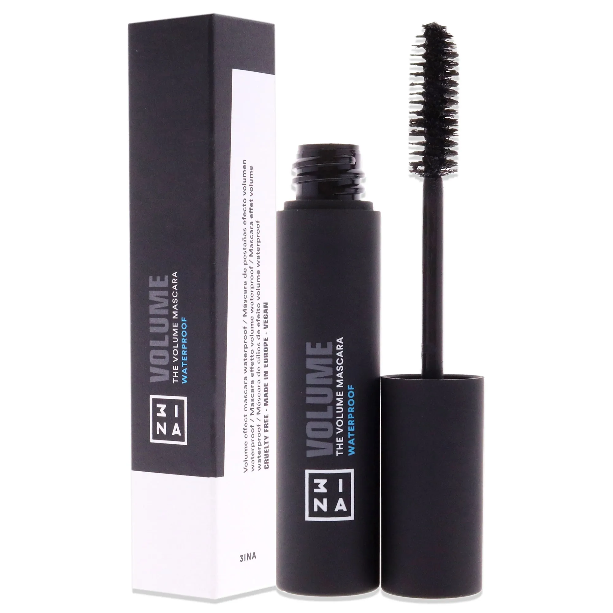 The Waterproof Volume Mascara - Black by 3INA for Women - 0.47 oz Mascara
